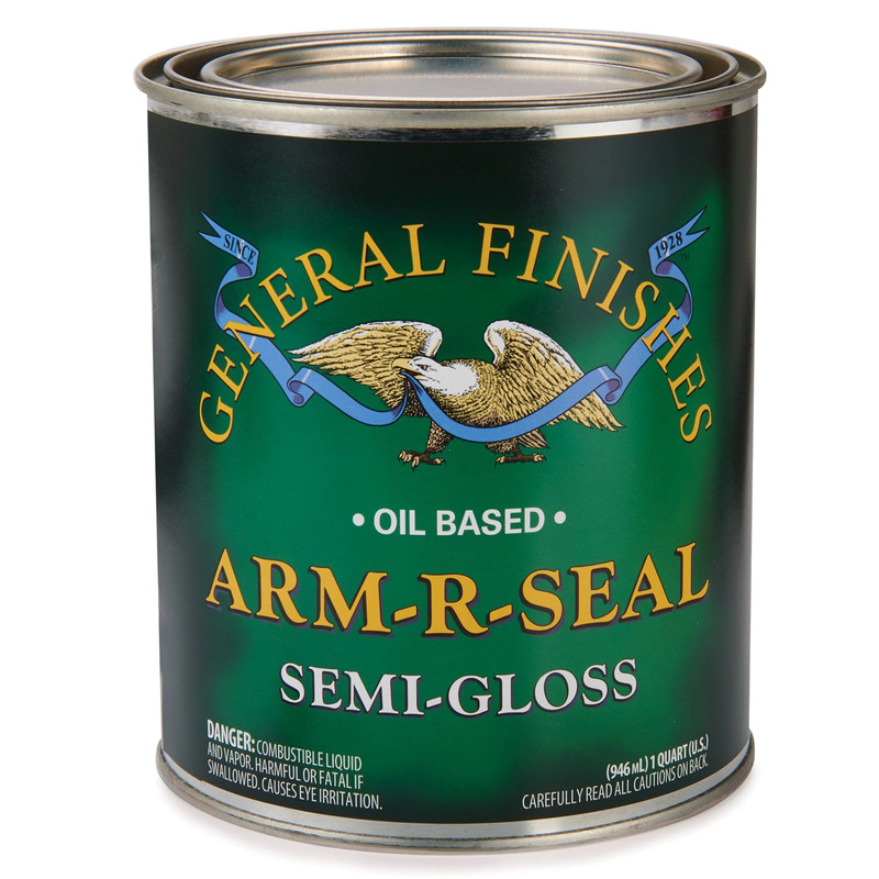 Arm-R-Seal Varnish - Solvent Based - Sheen:Semi-Gloss - Size:1 Quart